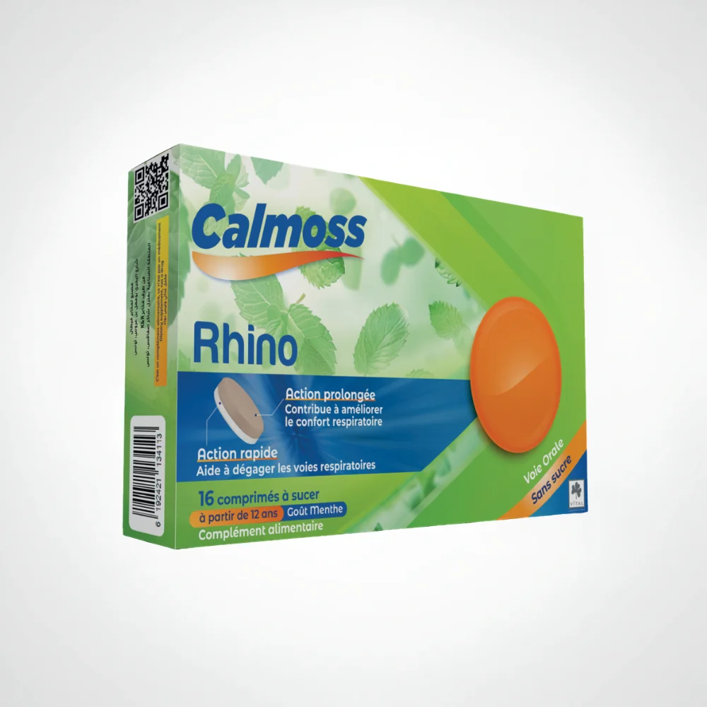 CALMOSS RHINO 16 COMPRIMES