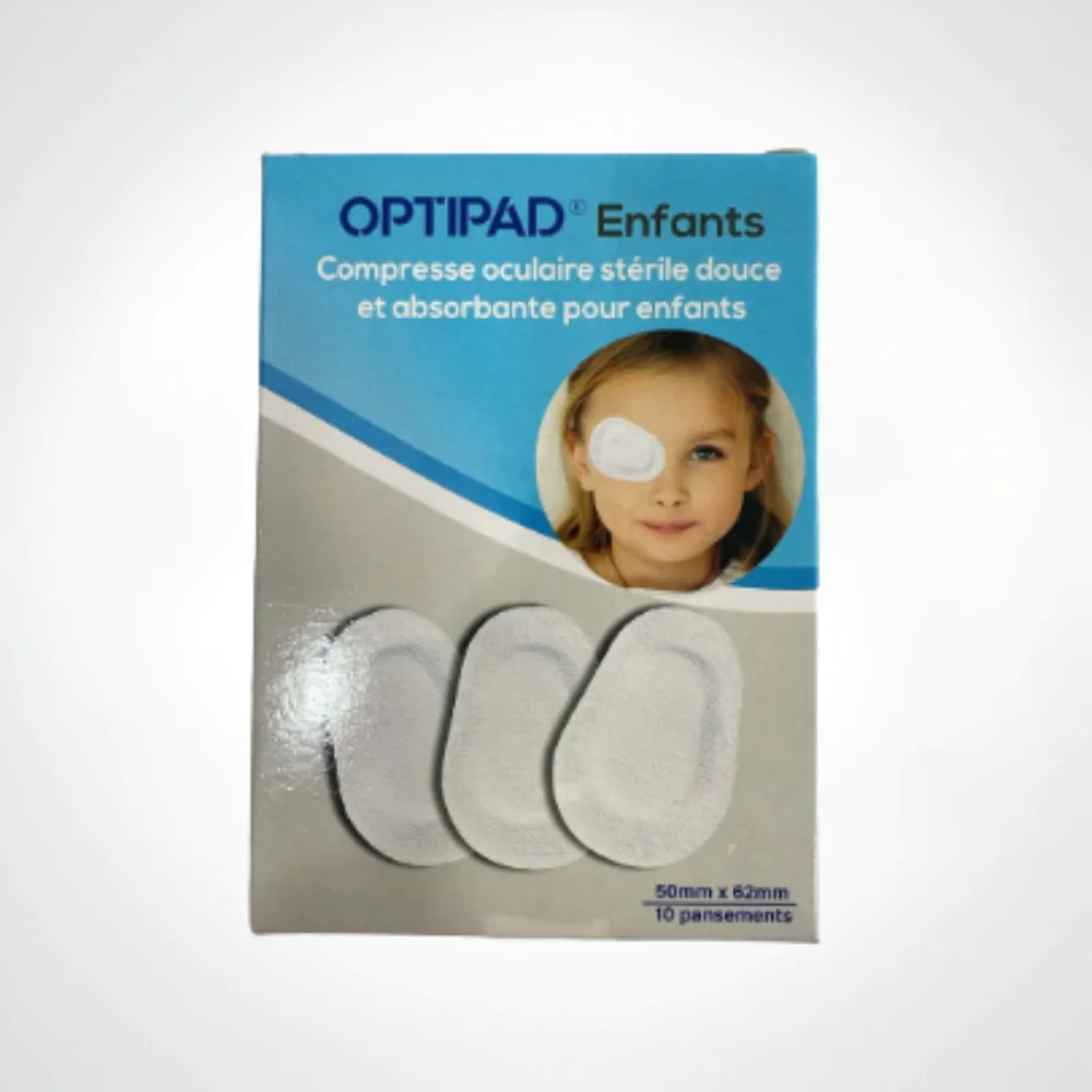OPTIPAD COMPRESSE OCULAIRE BOITE 10 ENFANT