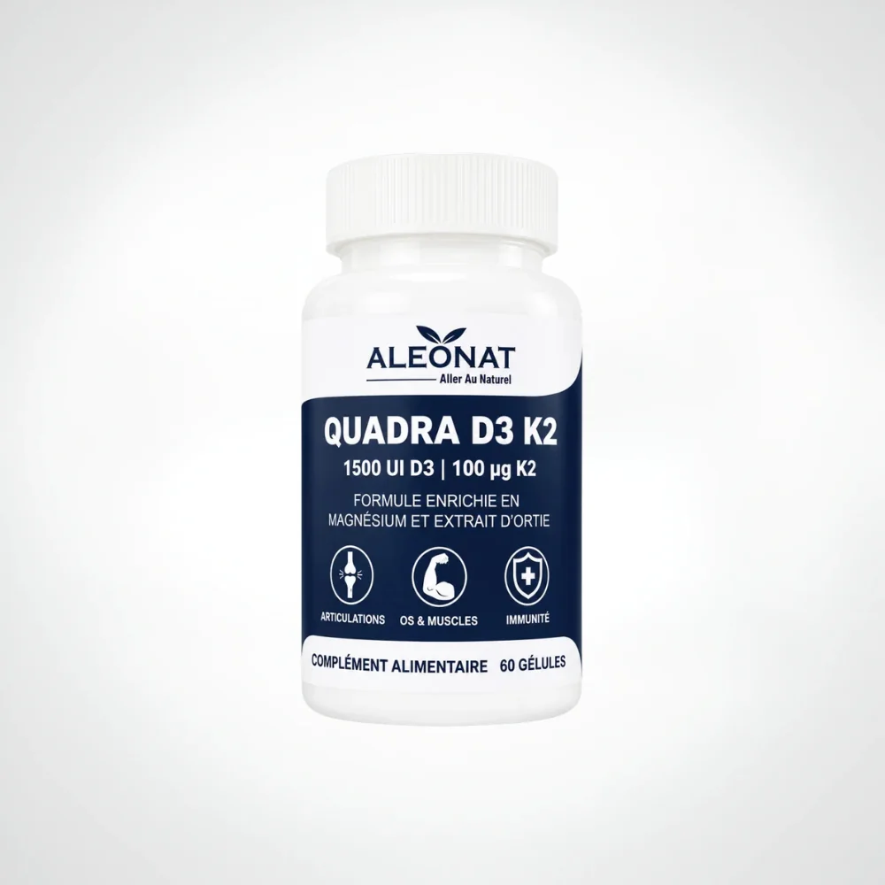 QUADRA D3 K2 60 GELULES ALEONAT