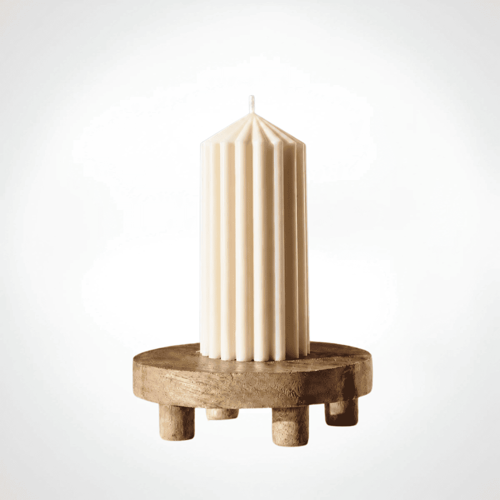 Bougie Éclat Sculpté 15cm
